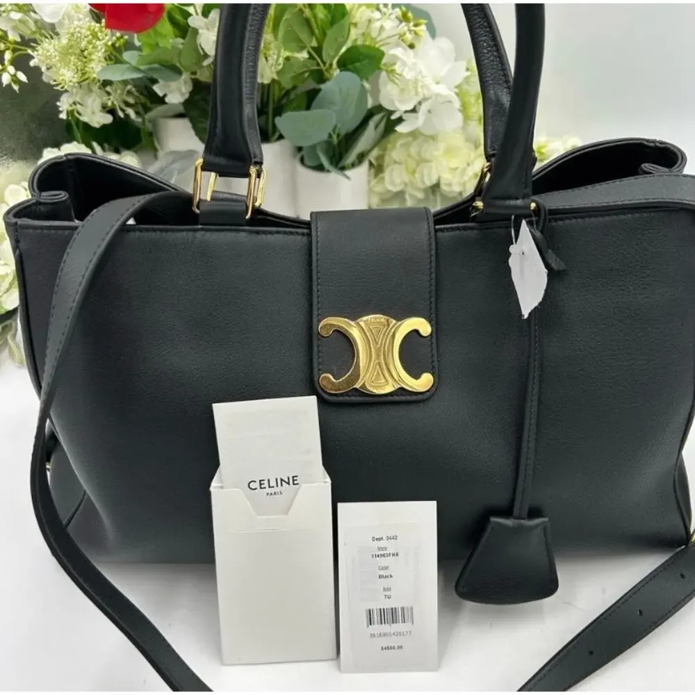 SOLD Women's Celine APPOLINE BAG in supple cap skin leather originally $4600 NWT - Picture 9 of 13